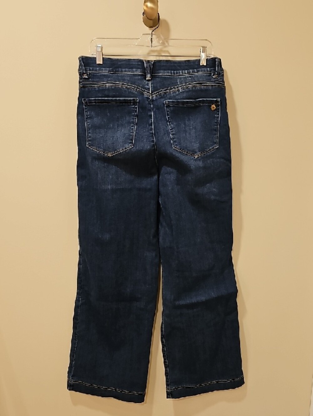 Democracy AbSolution Skyrise Repreve Side Seam Wide Leg Jeans; EUC; Size 12 - Picture 10 of 13